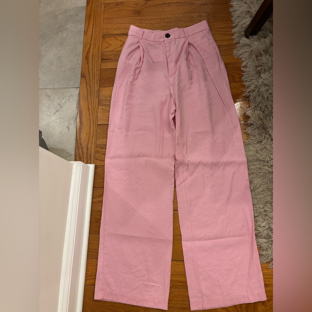 Zara Light Pink Trouser Pants